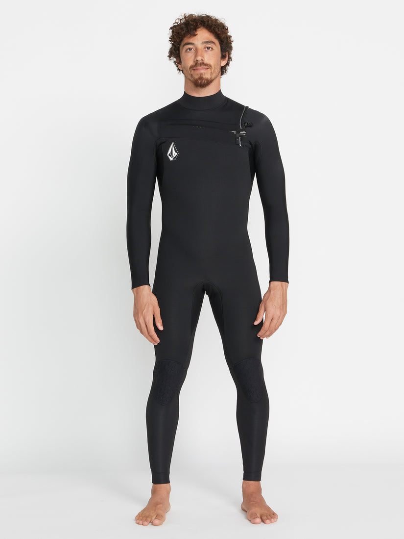Modulator 4/3mm Chest Zip Wetsuit - Black