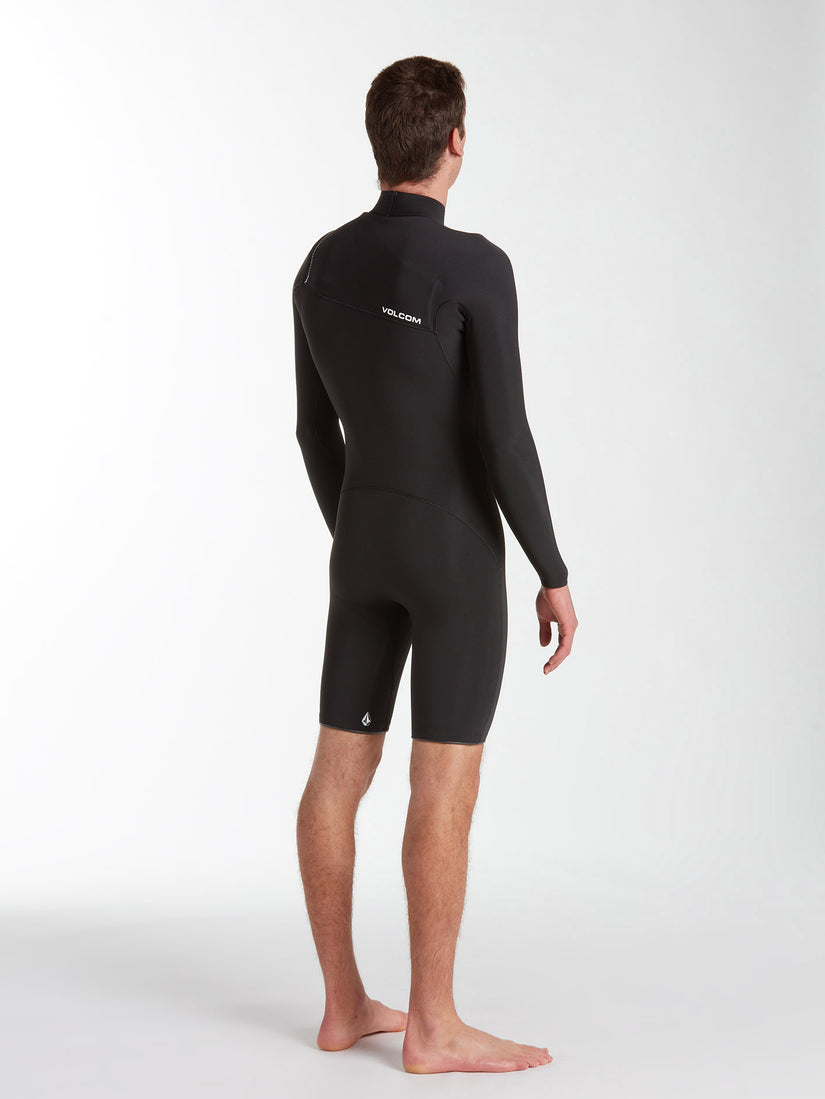 Modulator 2/2mm Long Arm Chest Zip Wetsuit - Black
