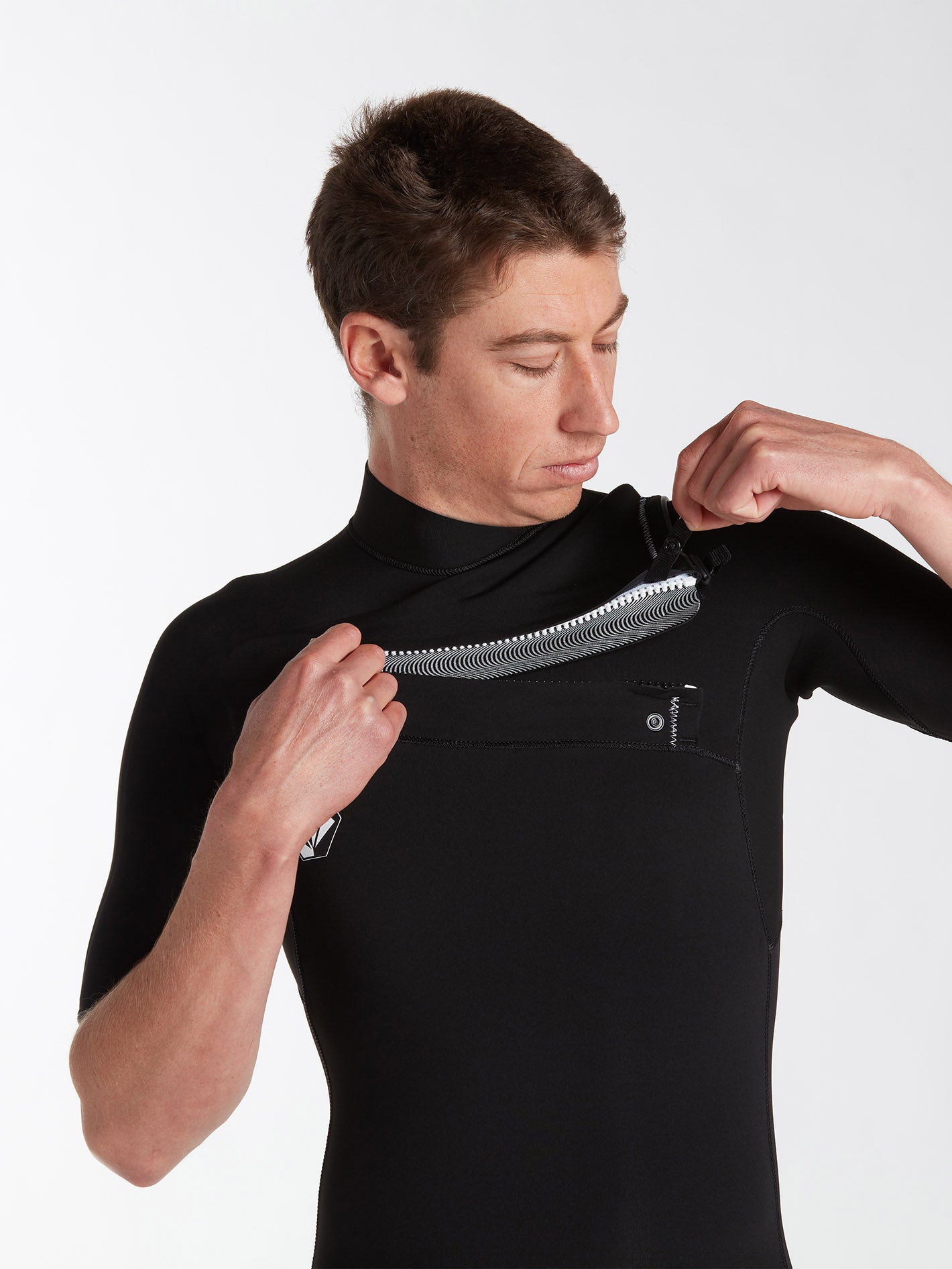 Modulator 2/2MM Short Arm Chest Zip Wetsuit