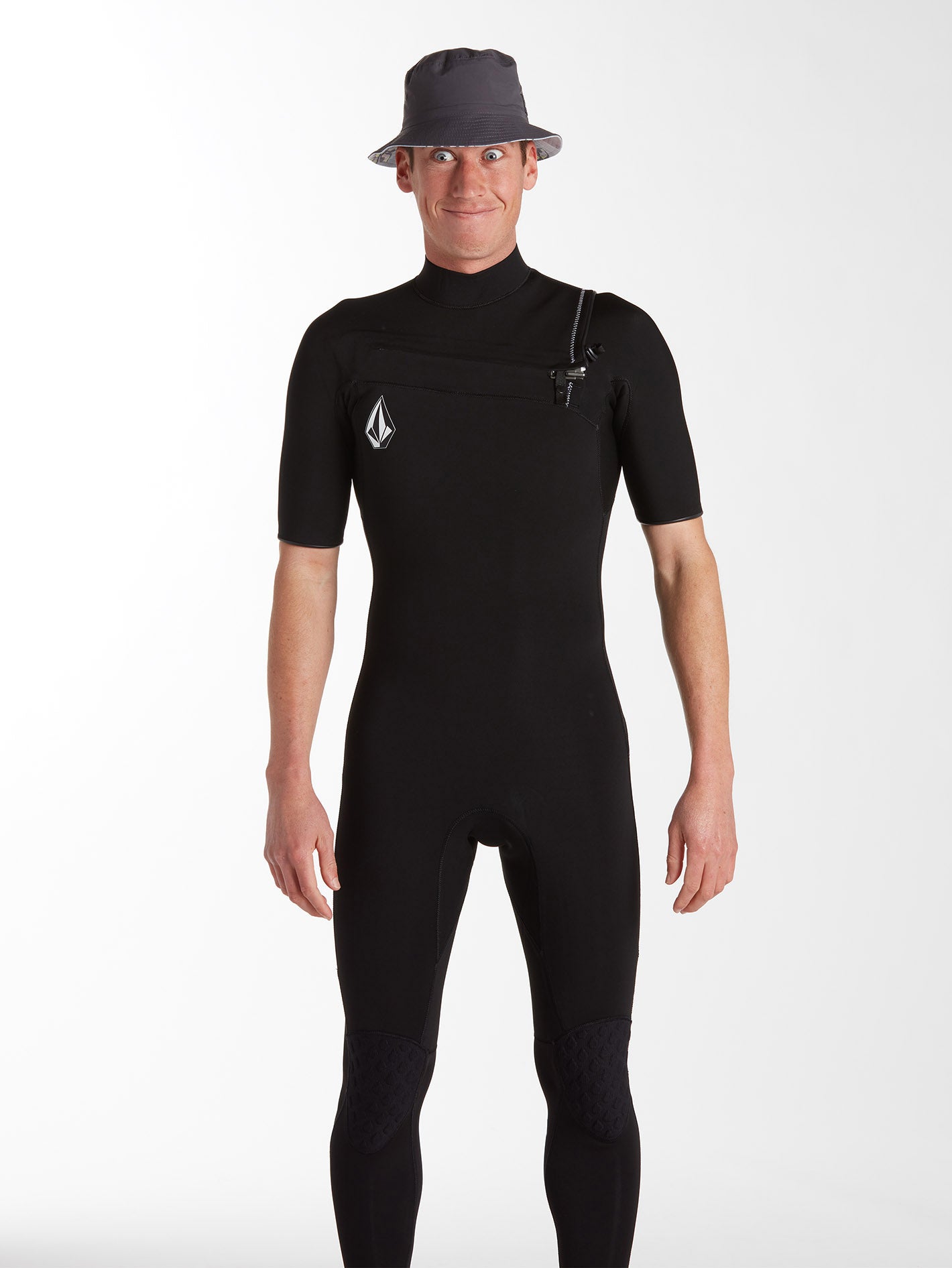 Modulator 2/2MM Short Arm Chest Zip Wetsuit