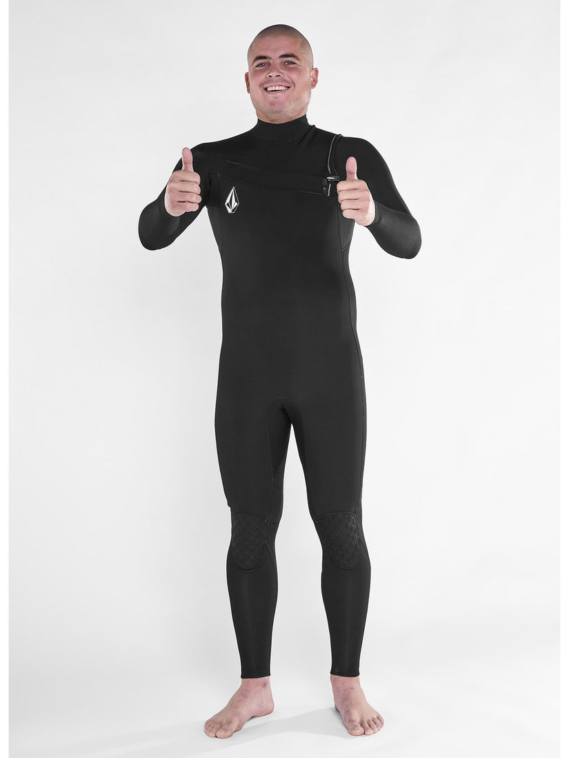 Modulator 3/2mm Chest Zip Wetsuit - Black