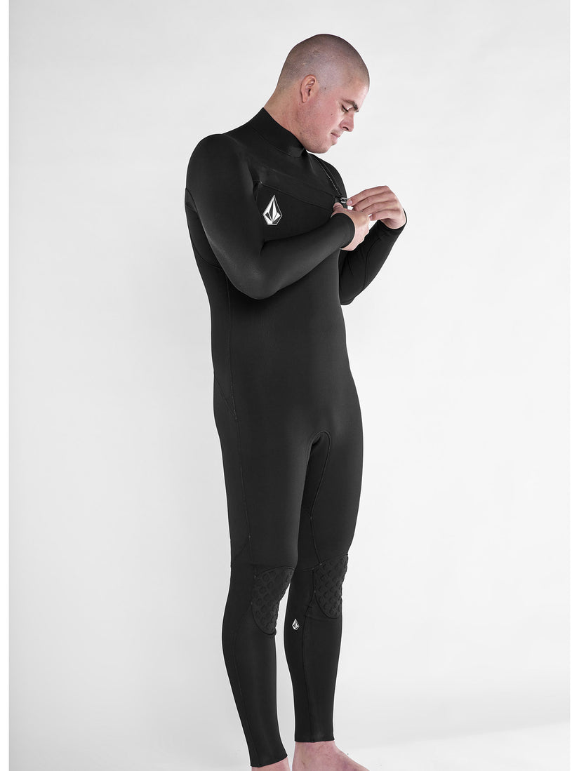 Modulator 3/2mm Chest Zip Wetsuit - Black