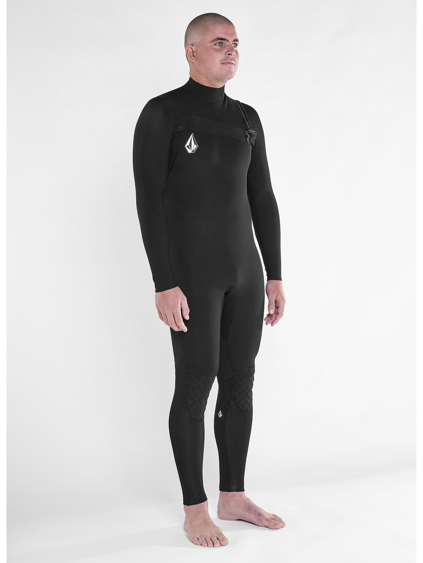 Modulator 3/2mm Chest Zip Wetsuit - Black