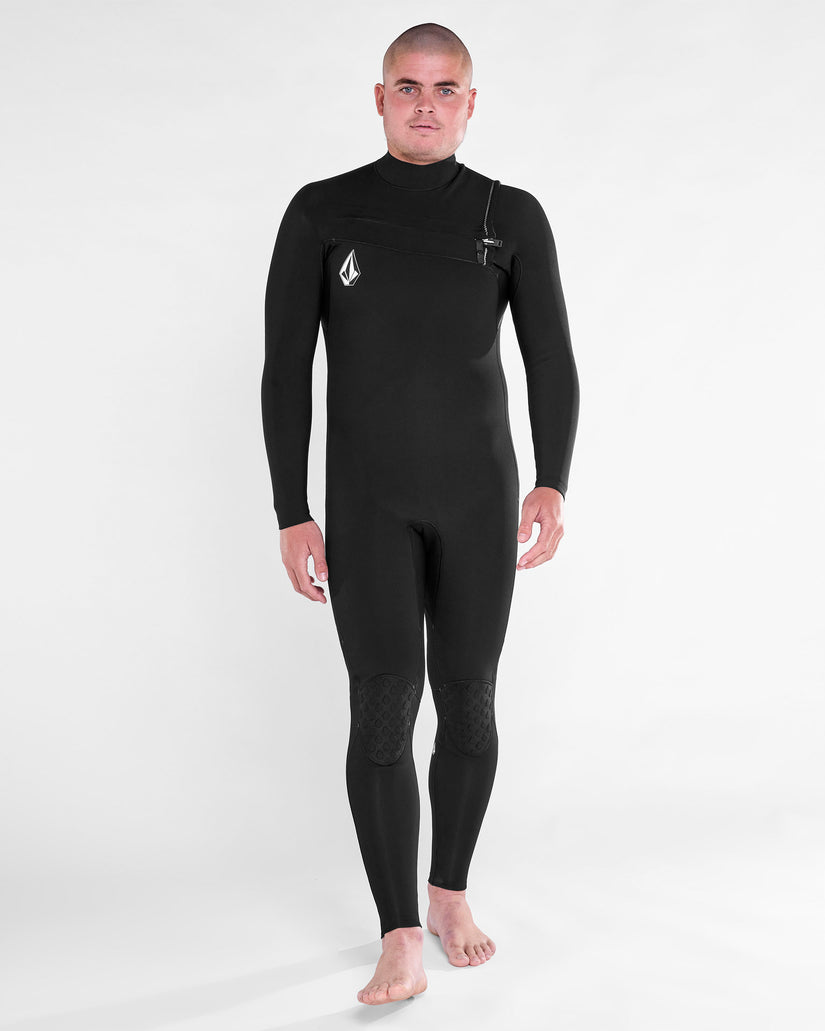 Modulator 3/2mm Chest Zip Wetsuit - Black