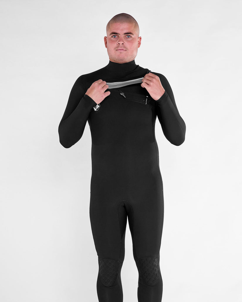 Modulator 3/2mm Chest Zip Wetsuit - Black