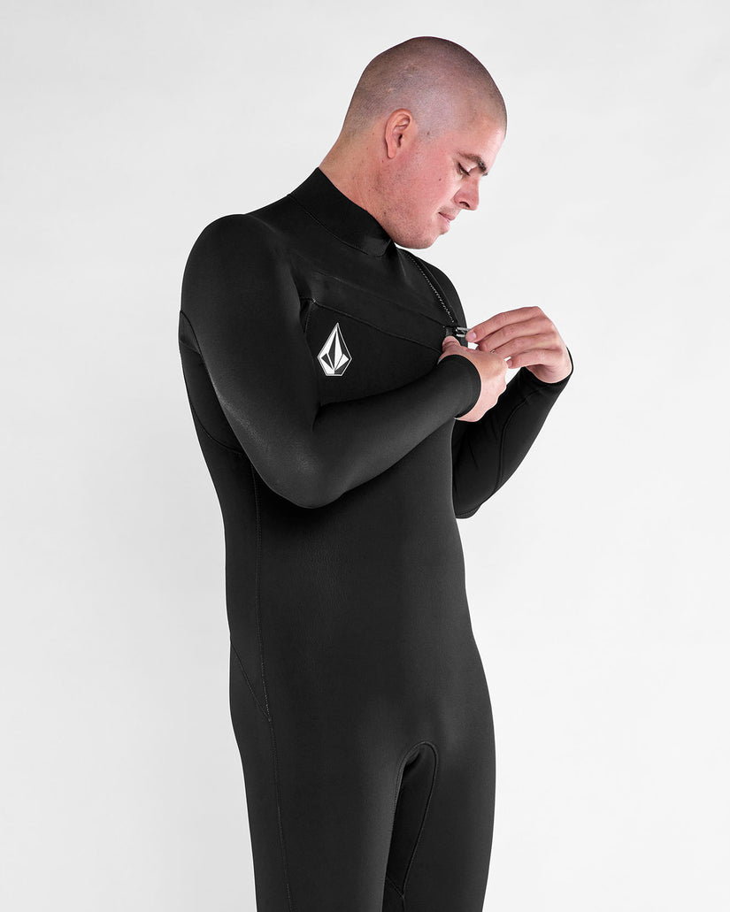Modulator 3/2mm Chest Zip Wetsuit - Black