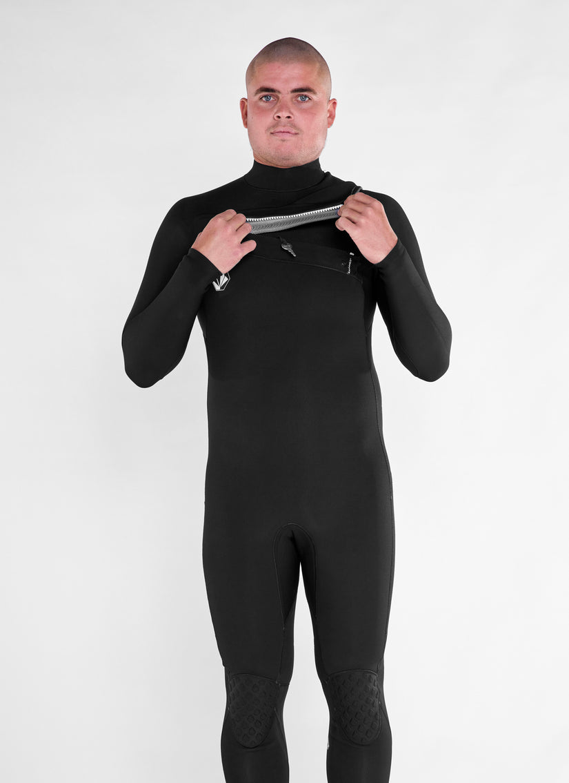 Modulator 4/3mm Chest Zip Wetsuit - Black