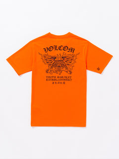 Tokyo True Featured Artist Yusuke Tiger Short Sleeve T-Shirt - Orange
