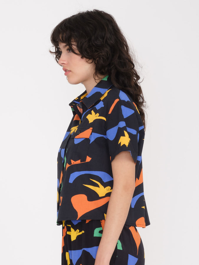 Featured Artist Arthur Longo Short Sleeve Shirt - Black