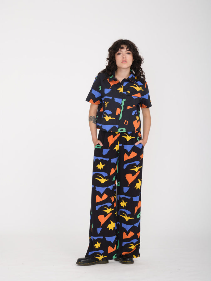 Featured Artist Arthur Longo Short Sleeve Shirt - Black