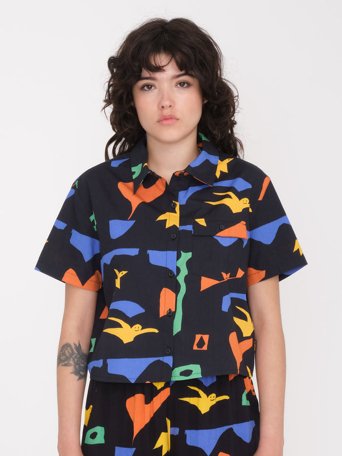Featured Artist Arthur Longo Short Sleeve Shirt - Black