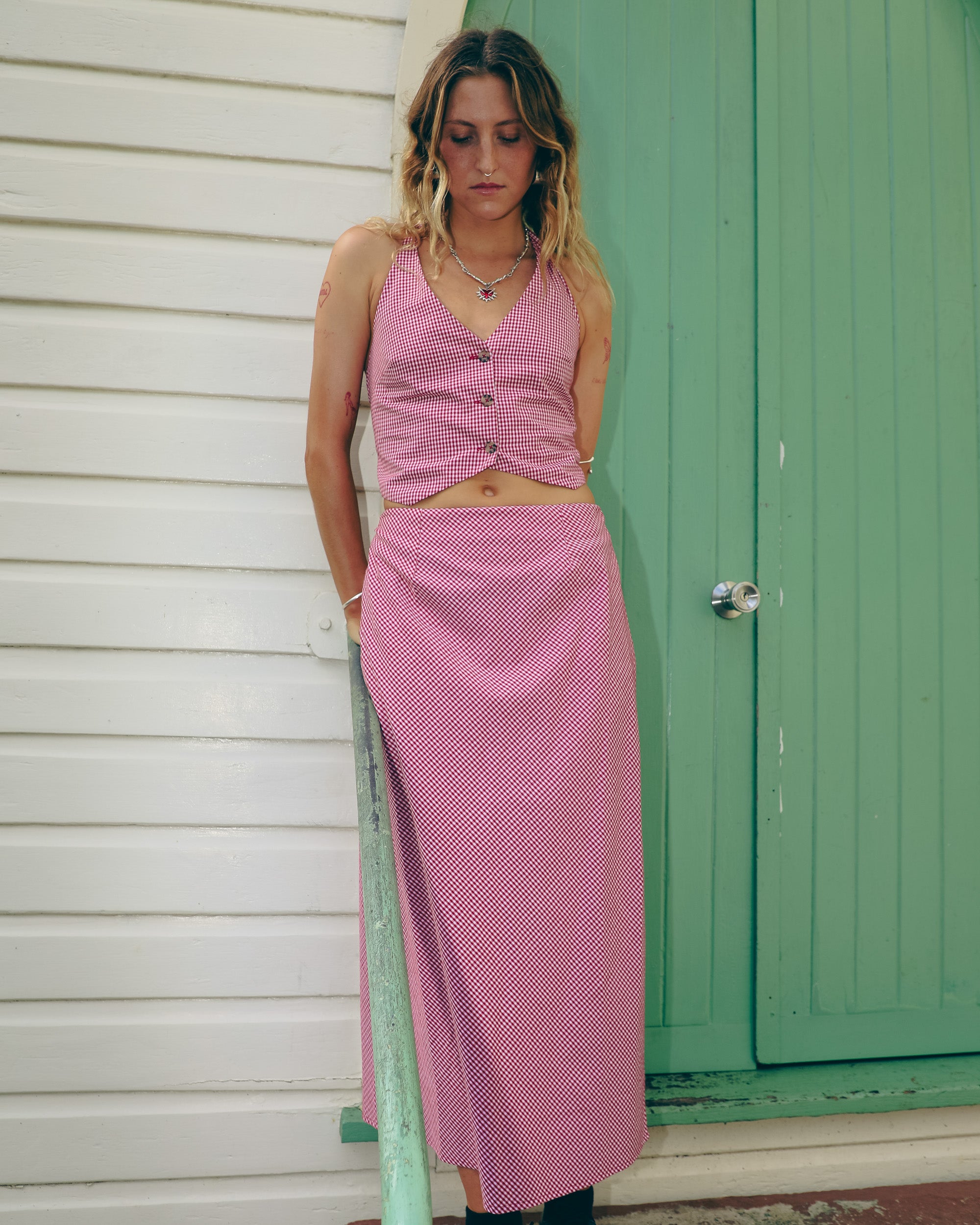 Womens Psychonic Maxi Skirt