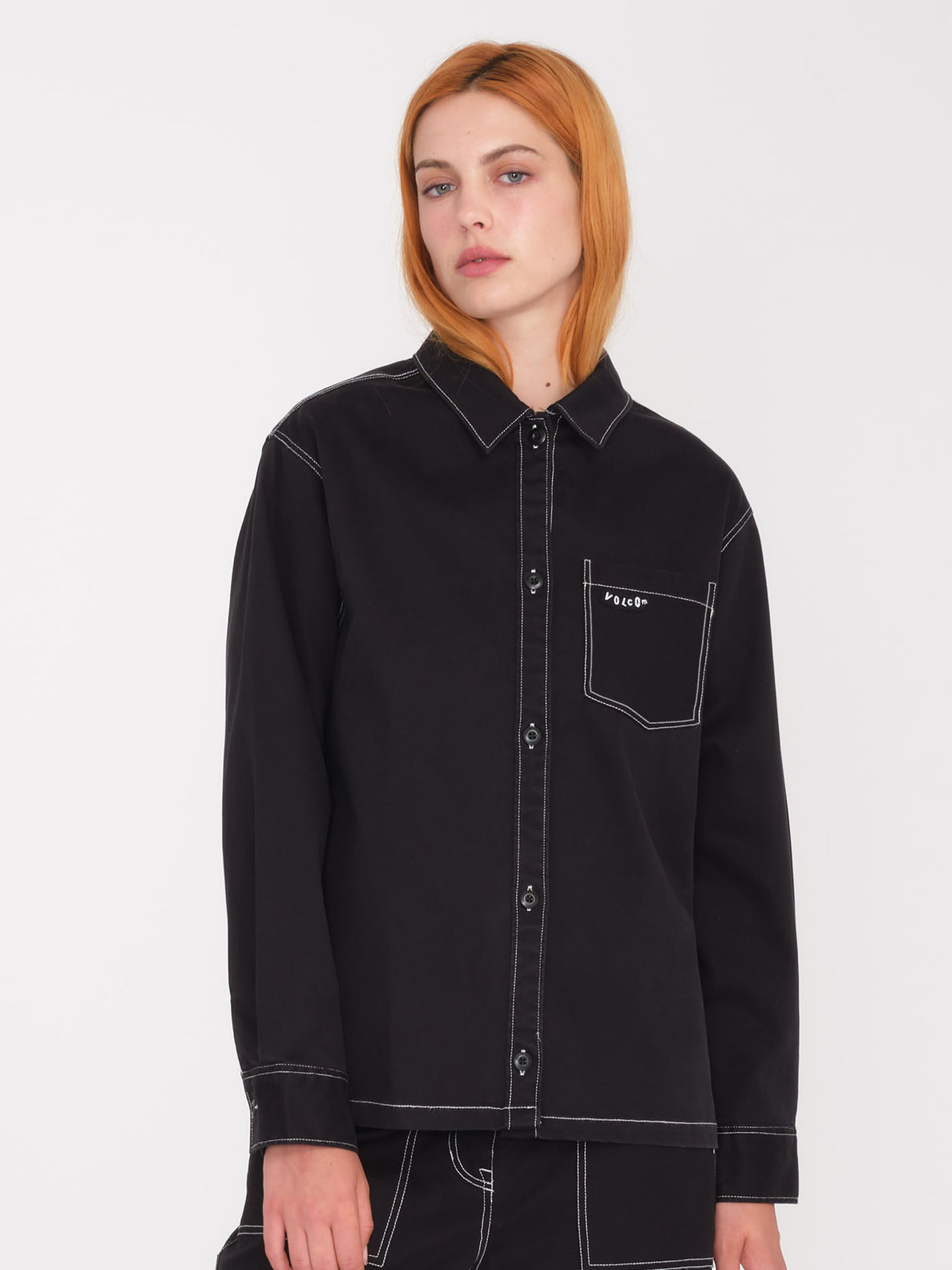 Stone Kraft Long Sleeve Shirt - Black