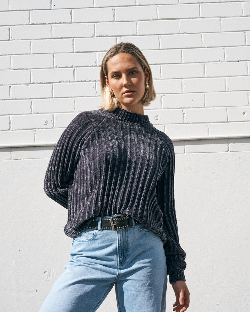 She Savage Jumper - Dark Grey