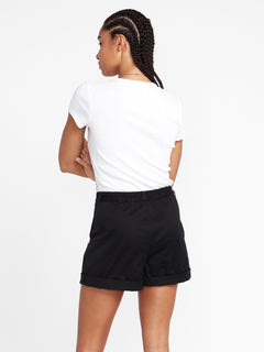 Frochi Trouser Shorts - Black