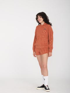 Sunny Wild Terry Cloth Short - Rosewood