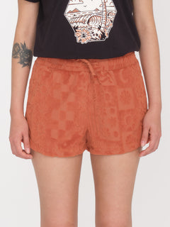 Sunny Wild Terry Cloth Short - Rosewood