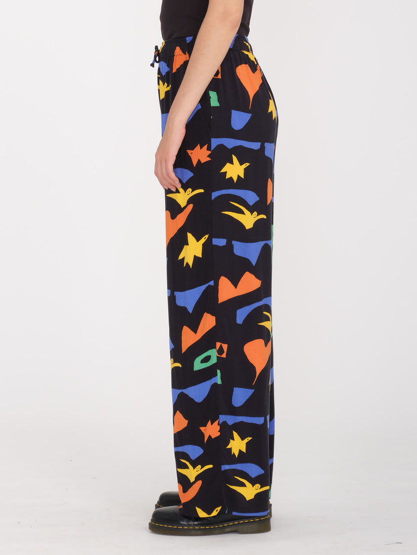 Featured Artist Arthur Longo Elastic Waist Pant - Black