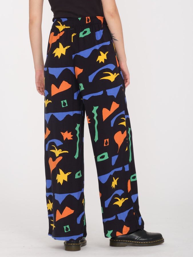 Featured Artist Arthur Longo Elastic Waist Pant - Black
