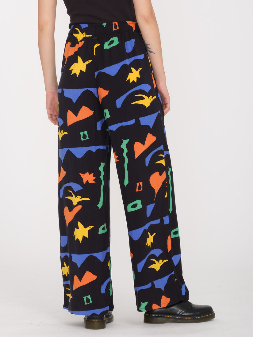 Featured Artist Arthur Longo Elastic Waist Pant - Black