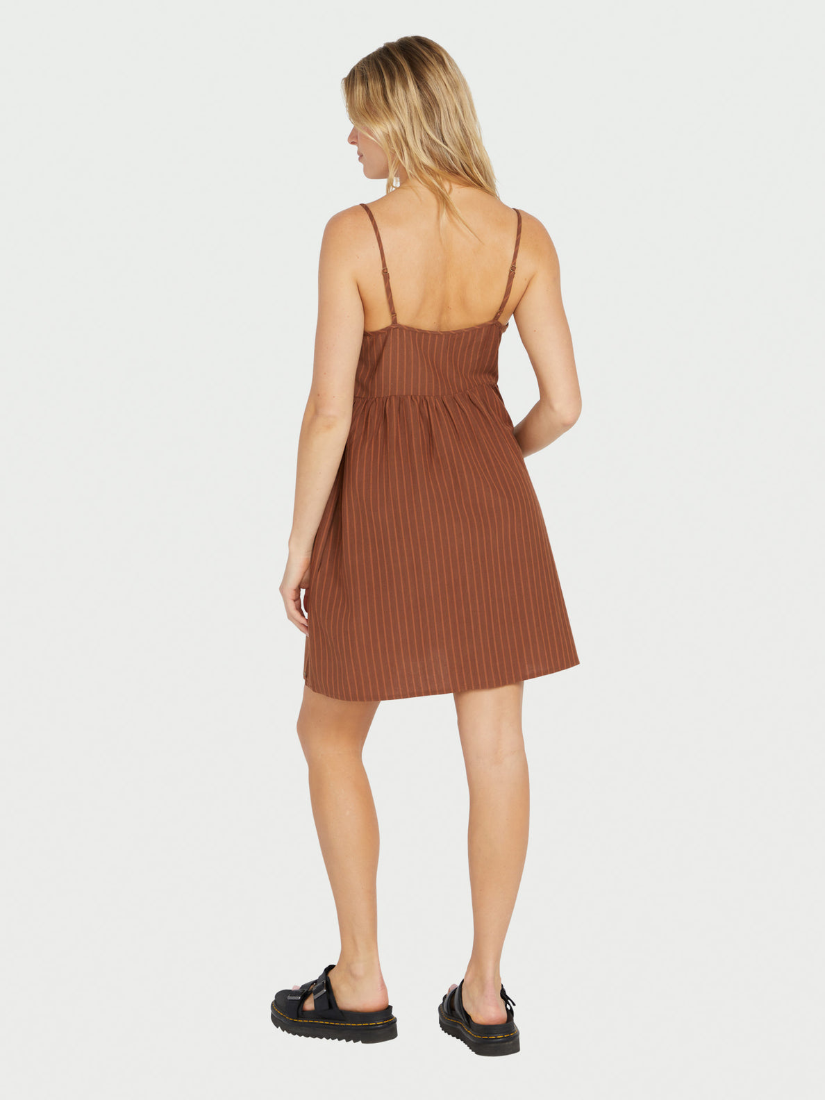 Sunday Strut Babydoll Dress - Chocolate