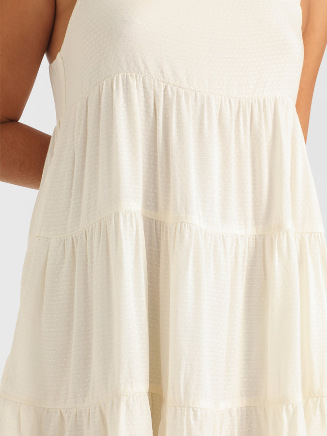 Viper Mini Dress - Bone