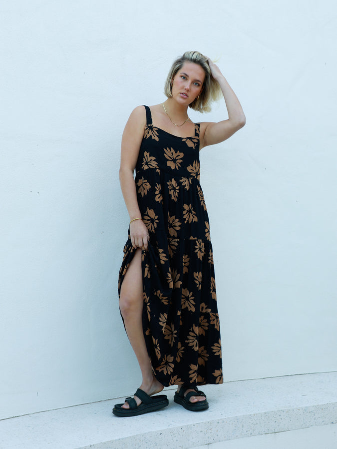 Viper Dress - Vintage Brown