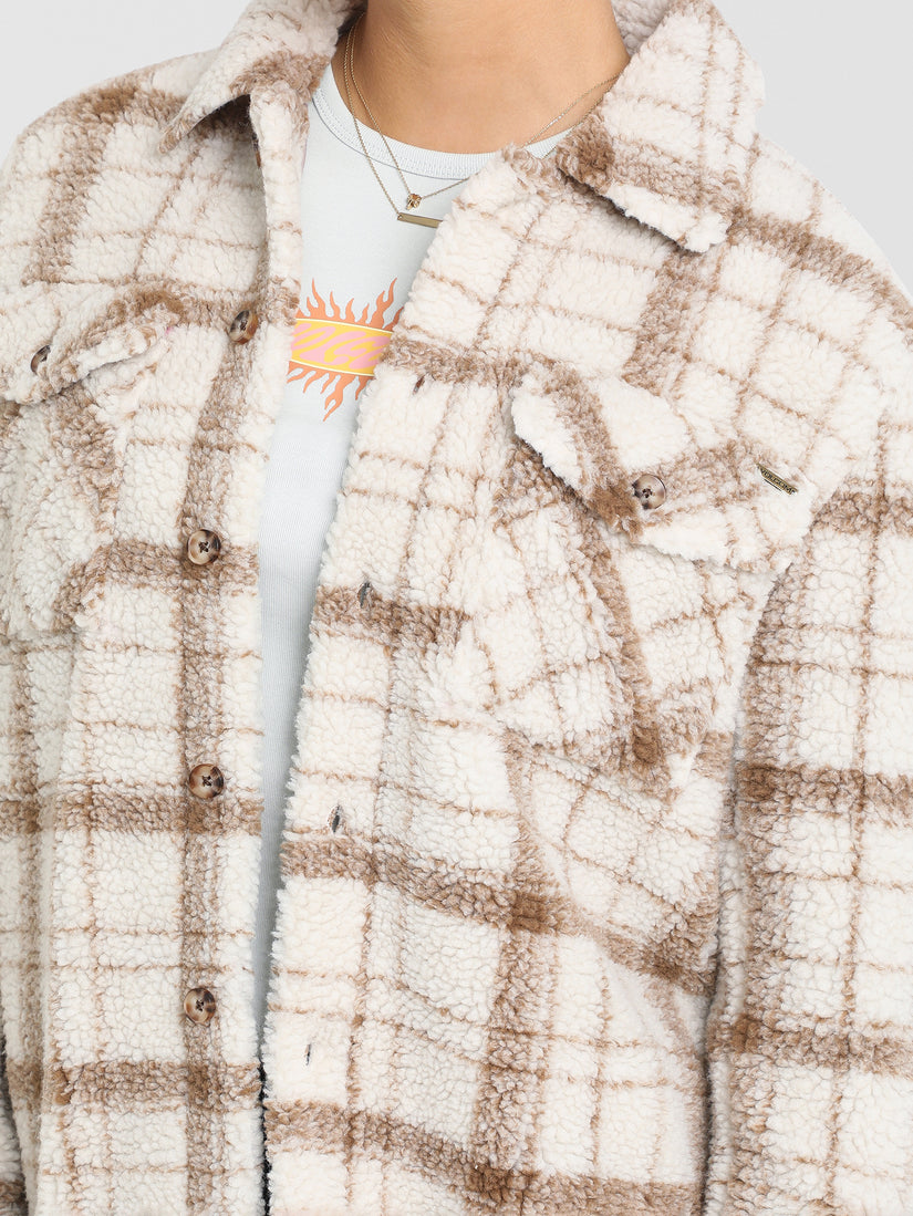 Silent Sherpa Jacket - Cloud