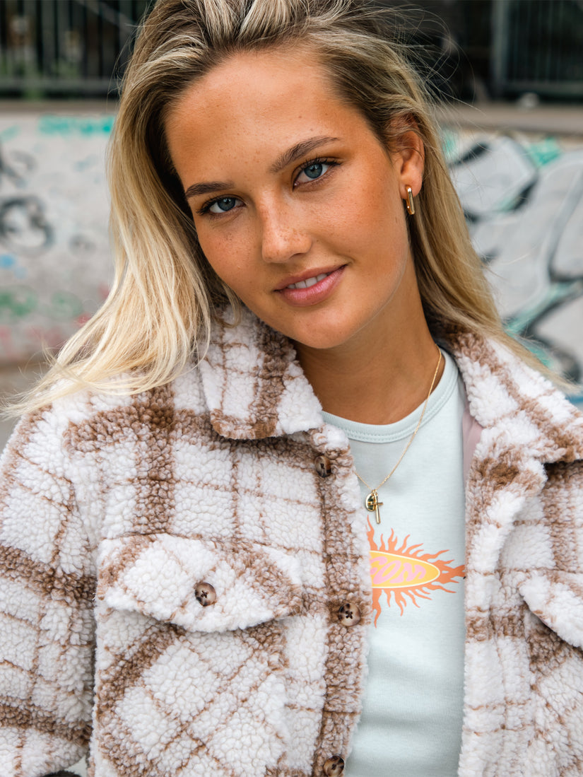 Silent Sherpa Jacket - Cloud