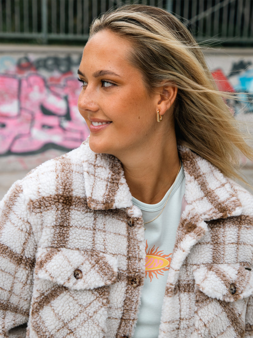 Silent Sherpa Jacket - Cloud