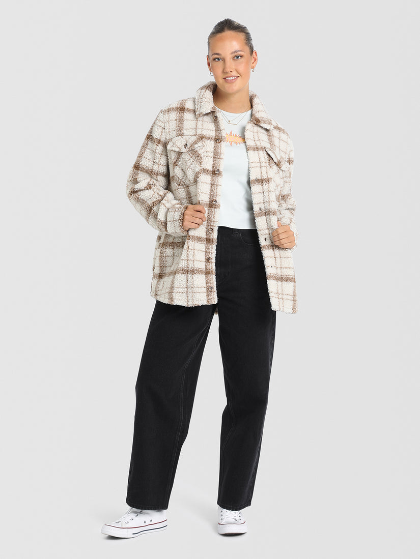 Silent Sherpa Jacket - Cloud