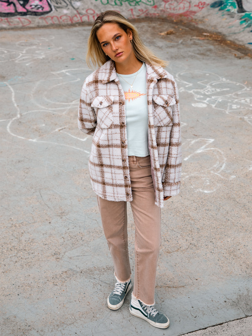 Silent Sherpa Jacket - Cloud