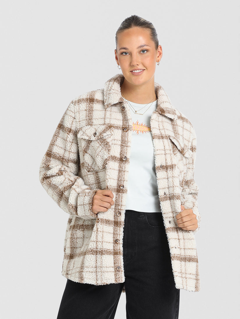 Silent Sherpa Jacket - Cloud