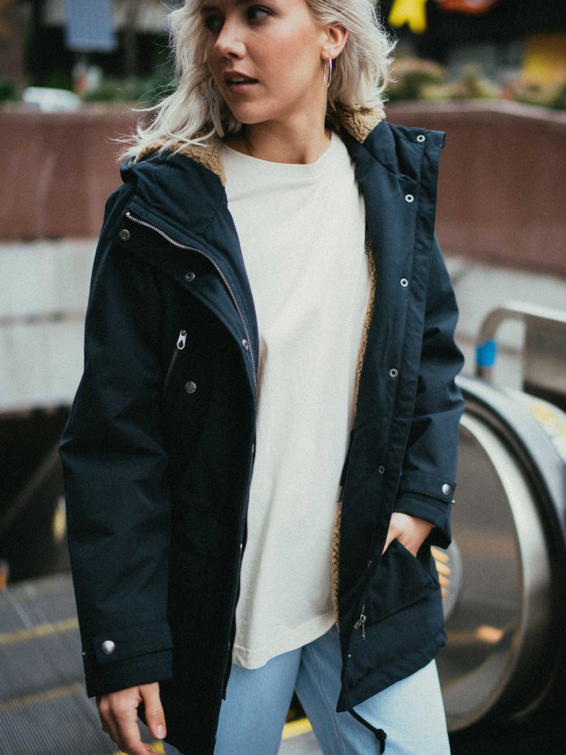 Walk On By 5K Parka Jacket - Black