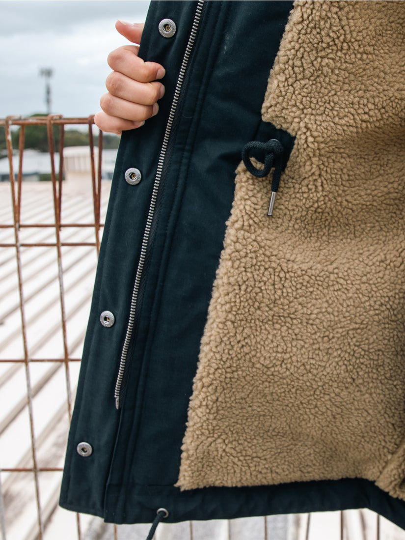 Walk On By 5K Parka Jacket - Black