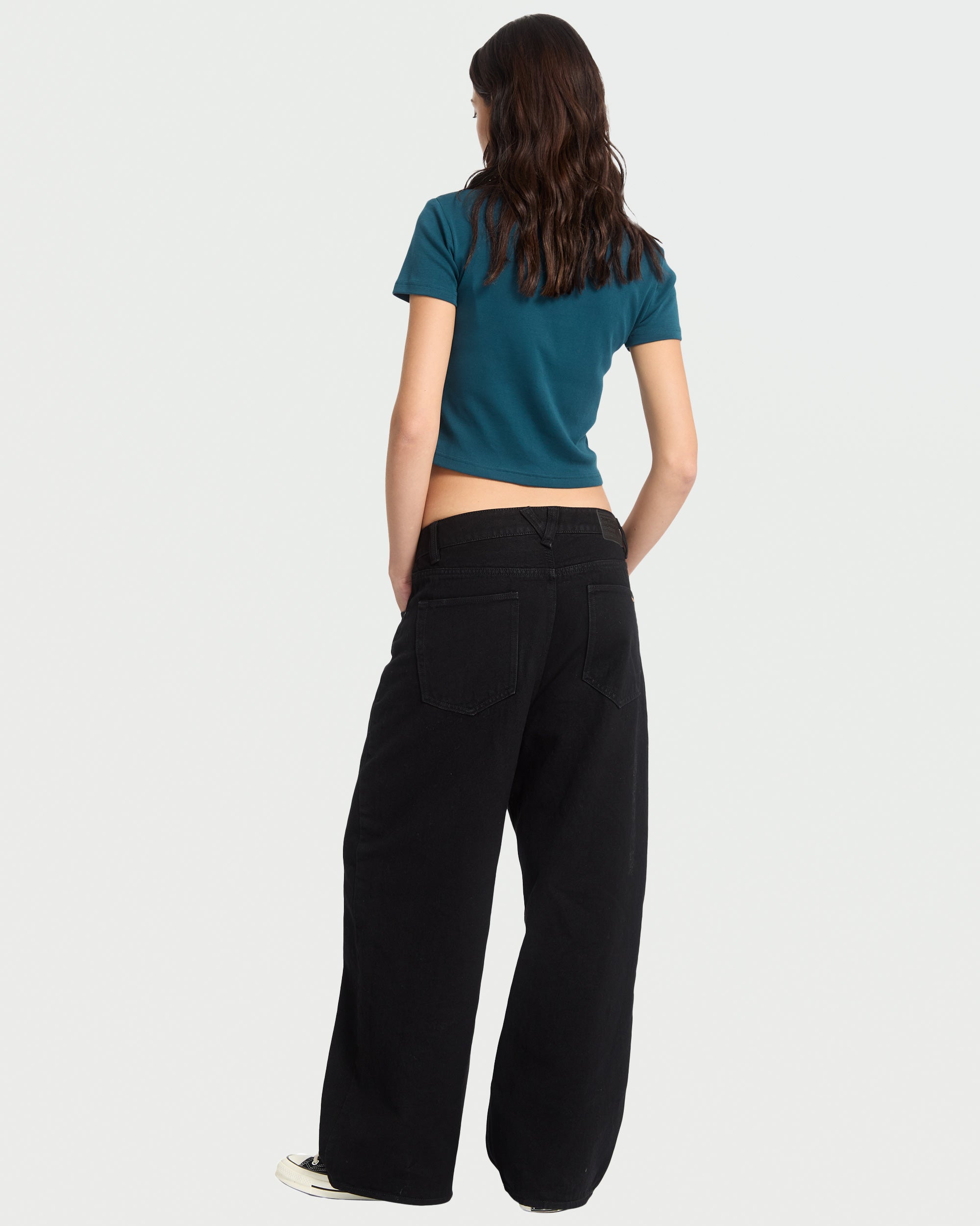 Womens Beeggy Denim Pants
