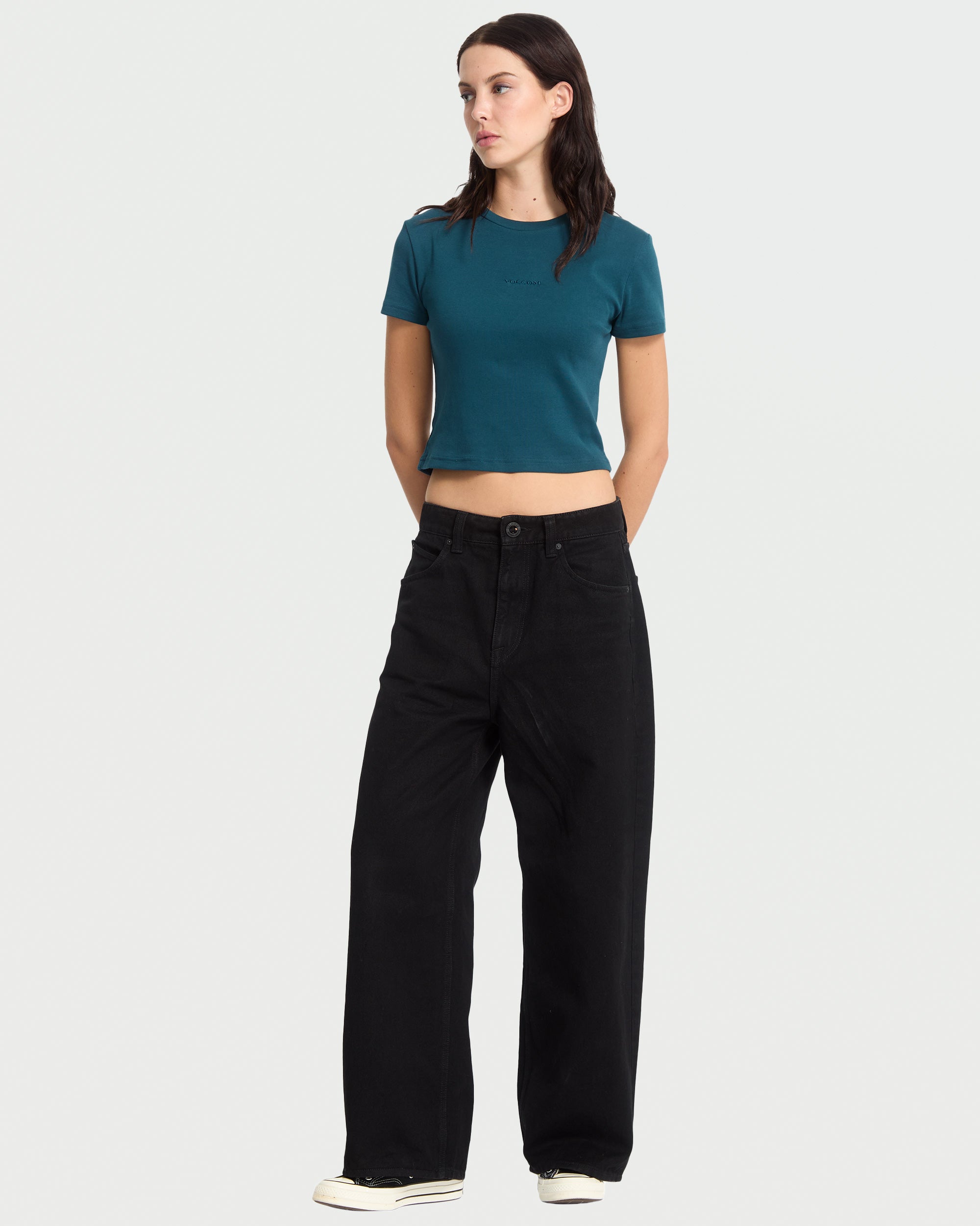 Womens Beeggy Denim Pants