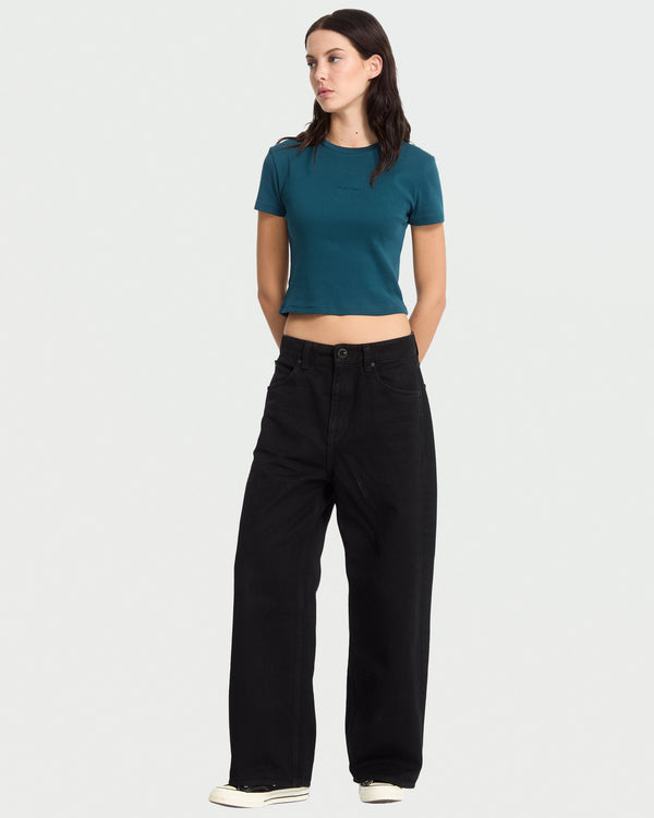 Womens Beeggy Denim Pants