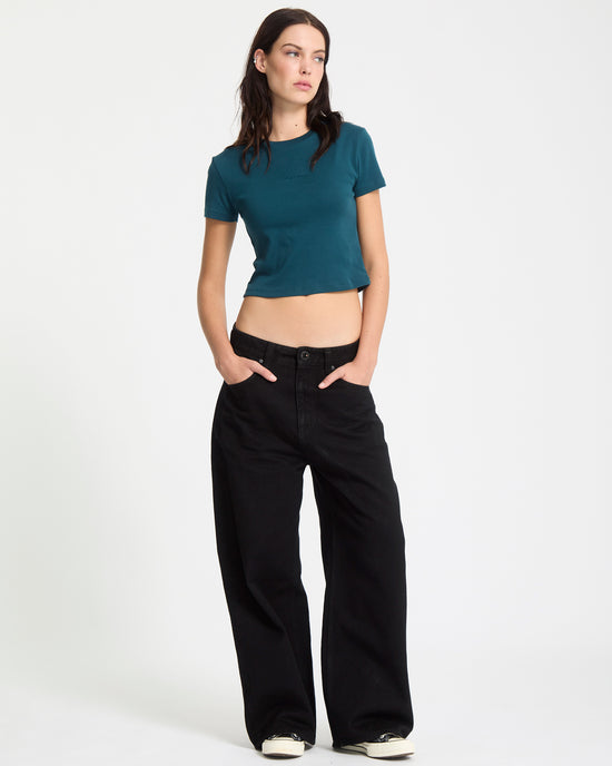 Womens Beeggy Denim Pants