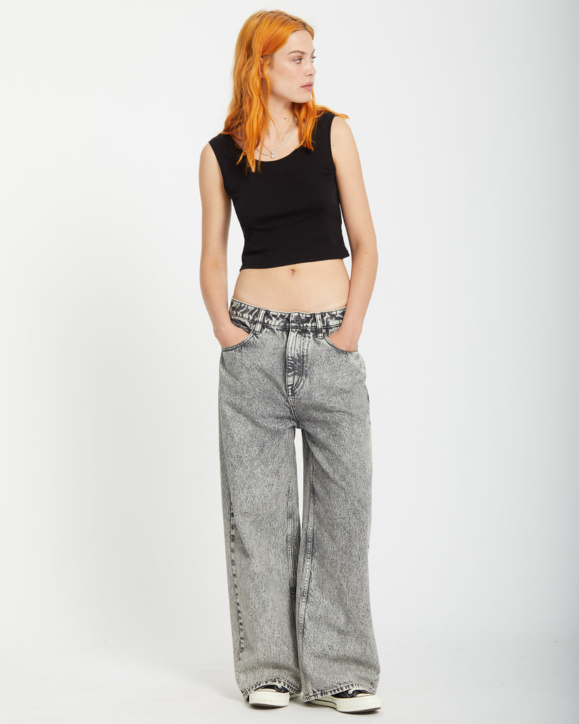 Beeggy Jeans Pants - Grey Vintage