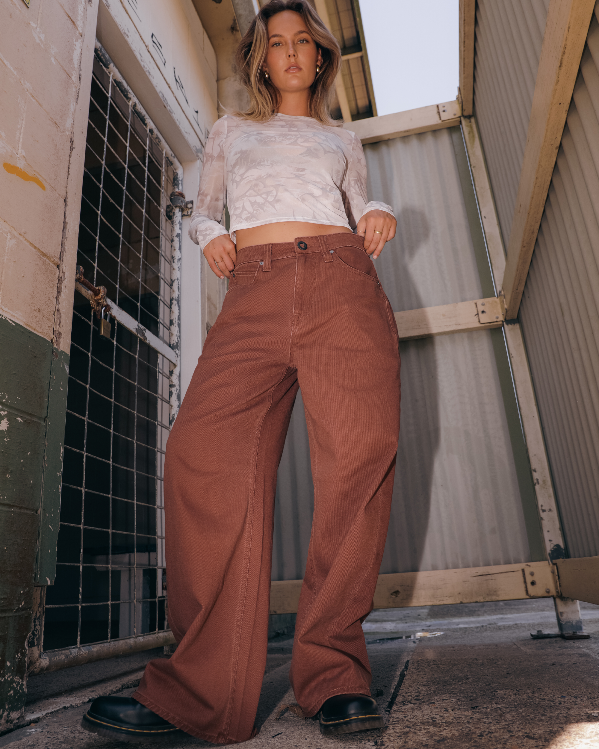 Womens Beeggy Denim Jeans