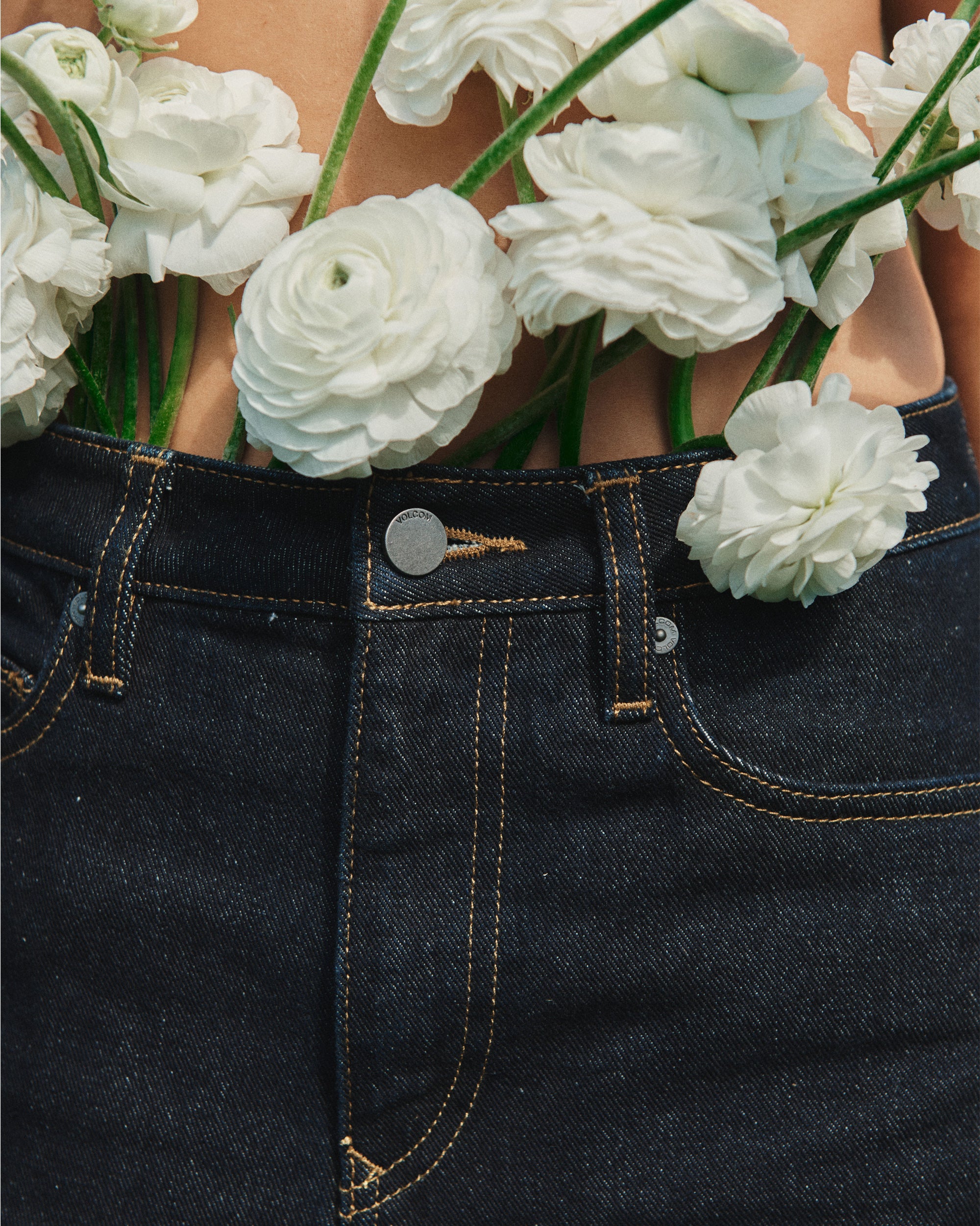 Womens Stoned BF High Rise Denim Jeans