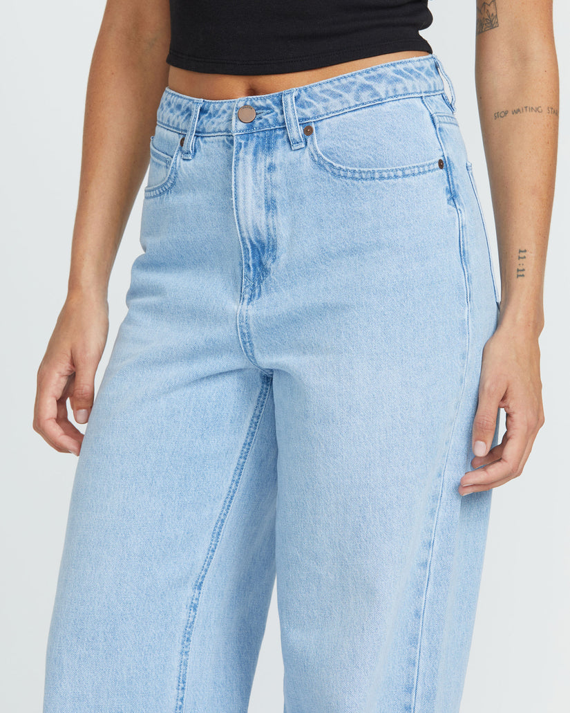 Stoned Boyfriend Hirise Jeans - Blue Bird