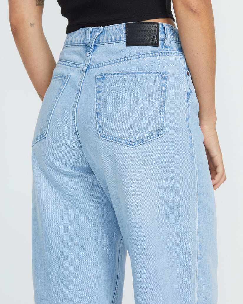 Stoned Boyfriend Hirise Jeans - Blue Bird
