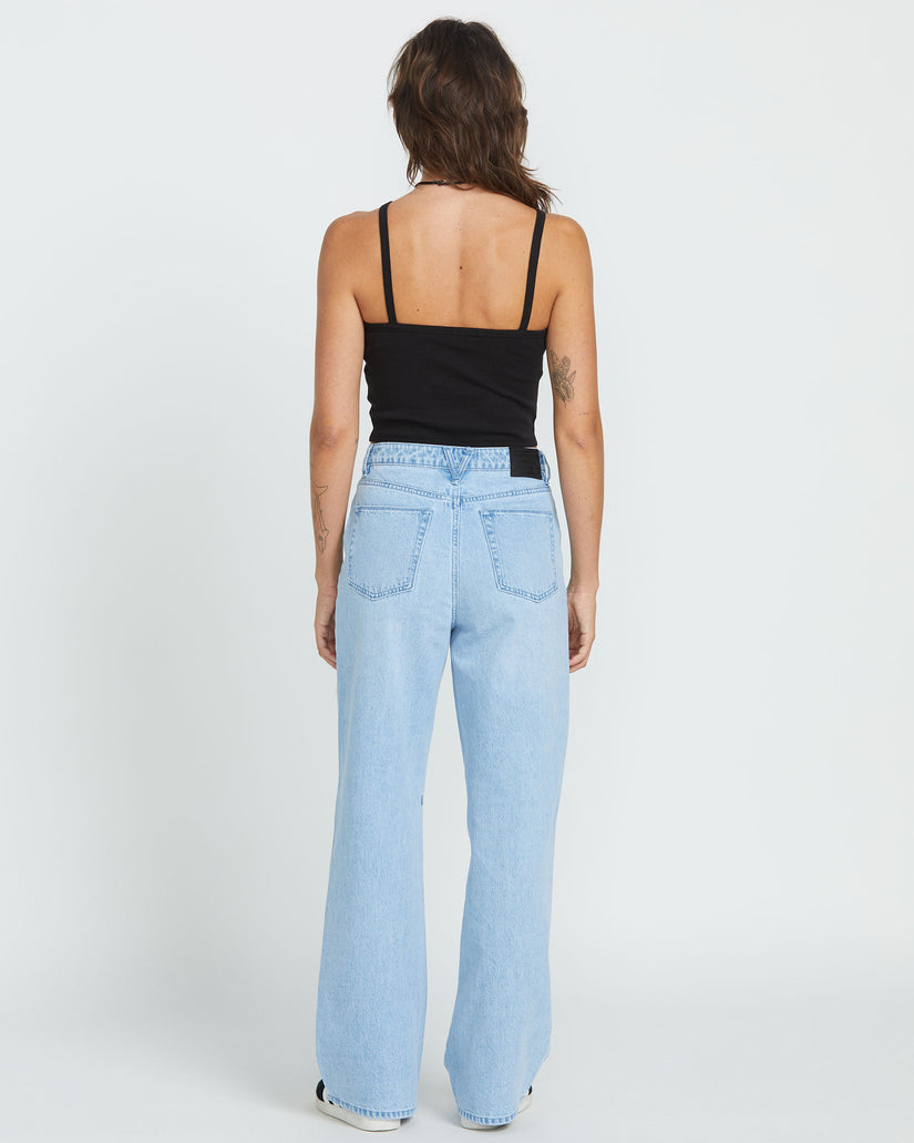Stoned Boyfriend Hirise Jeans - Blue Bird