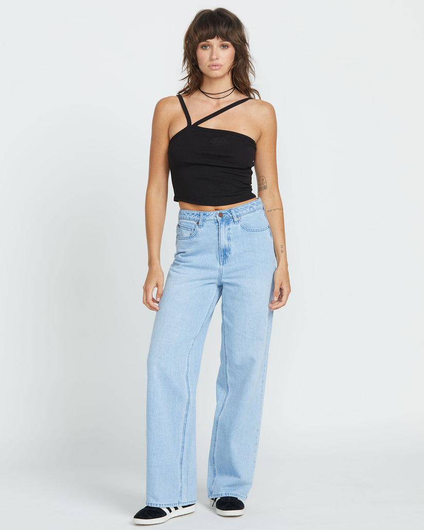 Stoned Boyfriend Hirise Jeans - Blue Bird