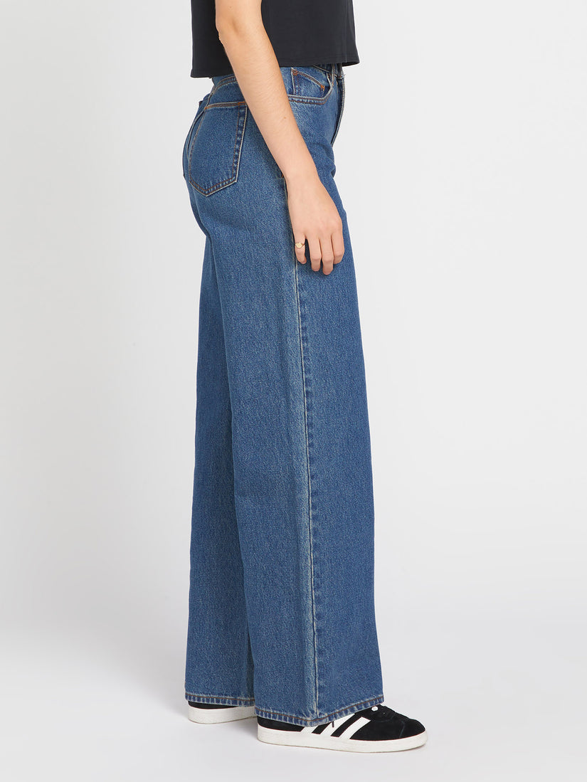 Stoned Boyfriend Hirise Jeans - Indigo Ridge Wash