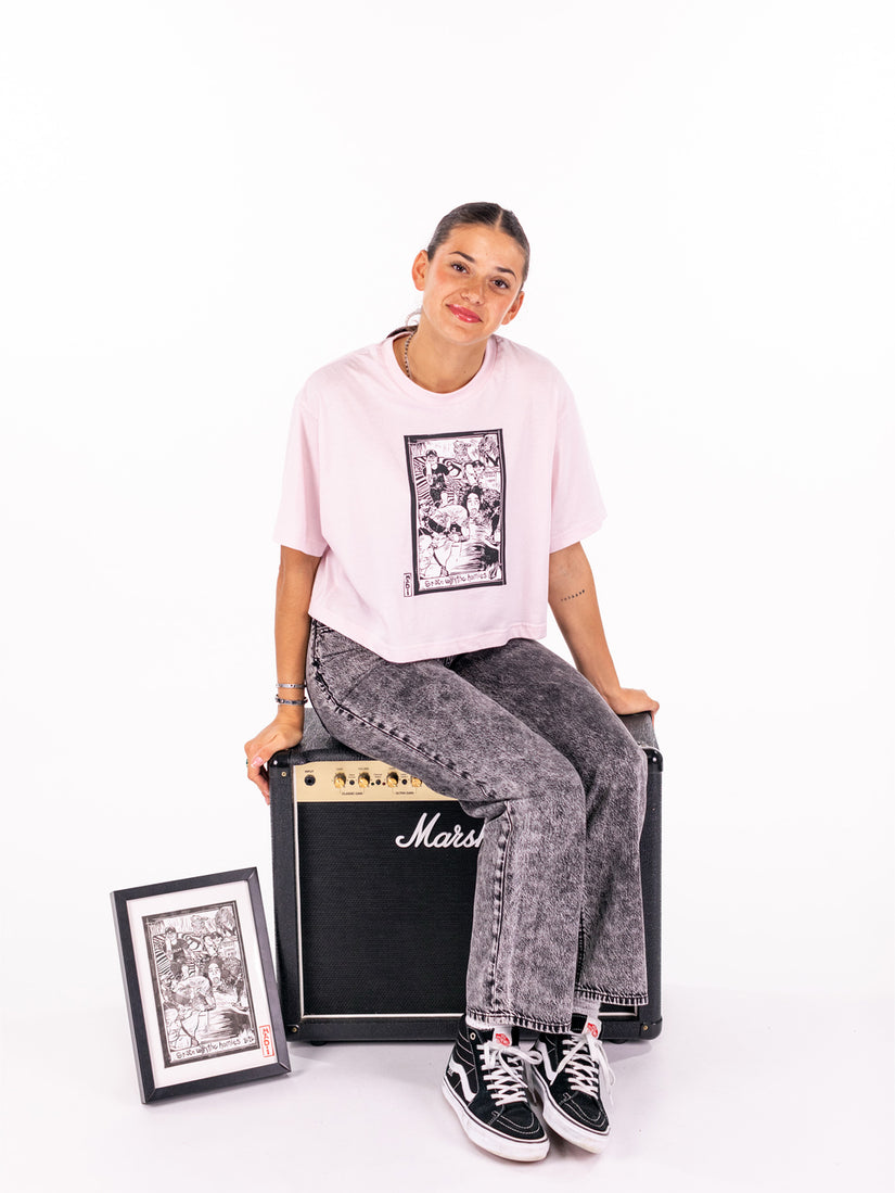 Drumstone Tee - Lilac Ash