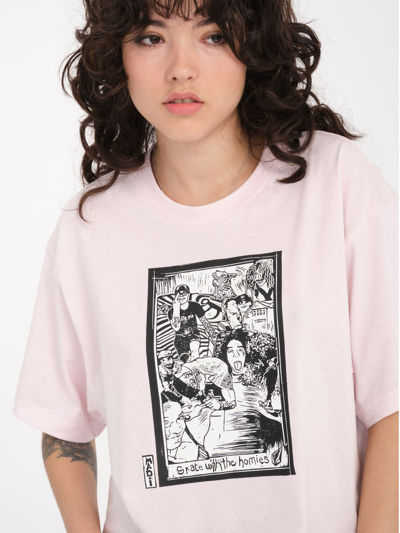 Drumstone Tee - Lilac Ash