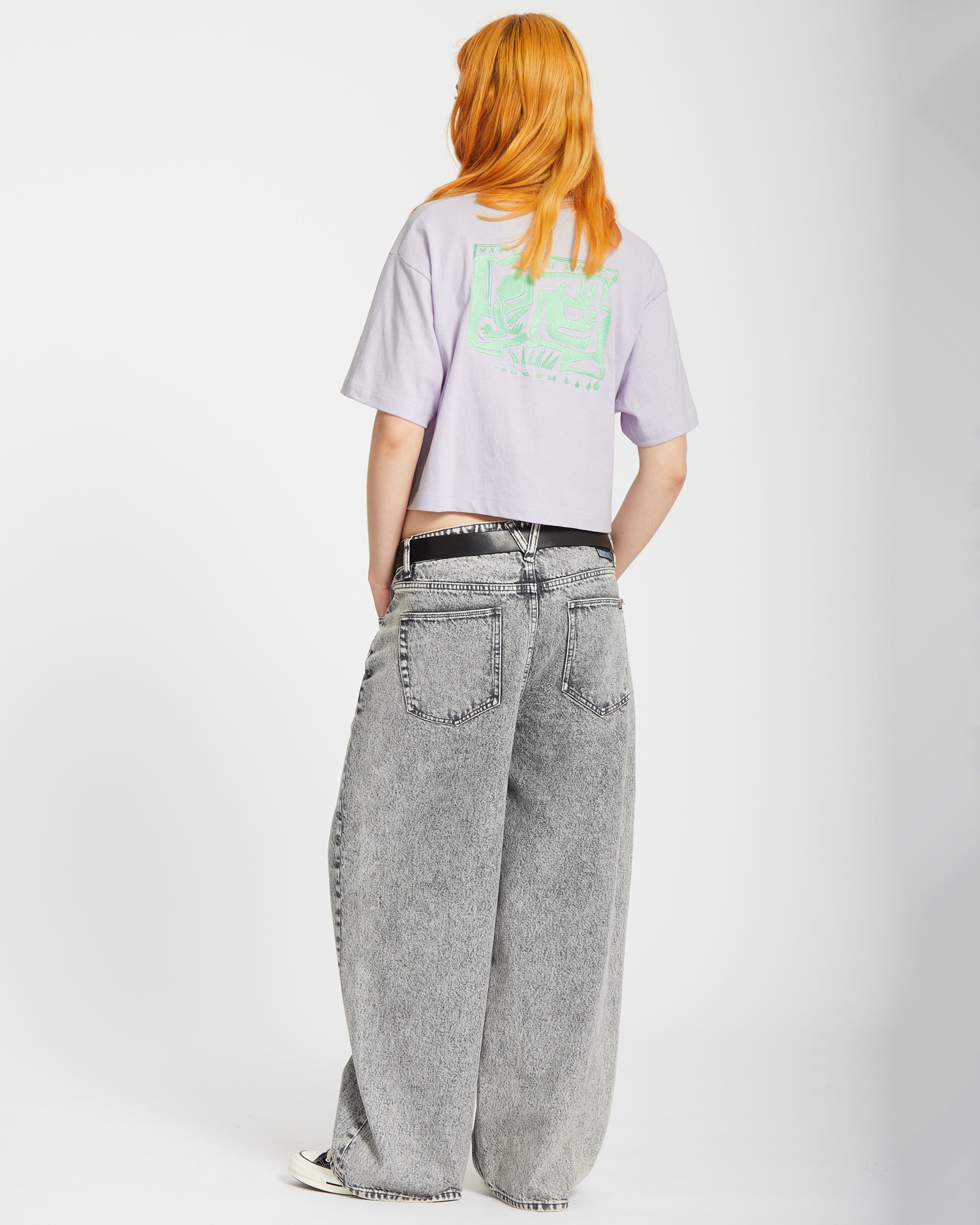 売れ筋商品|||ボルコム Tシャツ レディース トップス DRUMSTONE TEE - Print T-shirt - dusty lavender DRUMSTONE TEE - DUSTY LAVENDER – Volcom